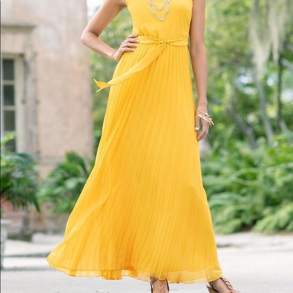 Cato pleated maxi dress size L - Picture 2 of 2